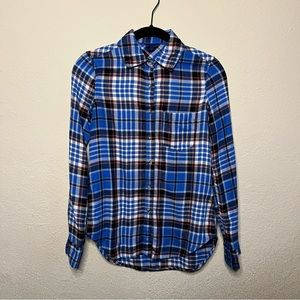 Blue womens flannel | aeropostale